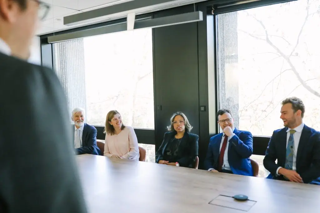 People of Boettcher Law in a meeting