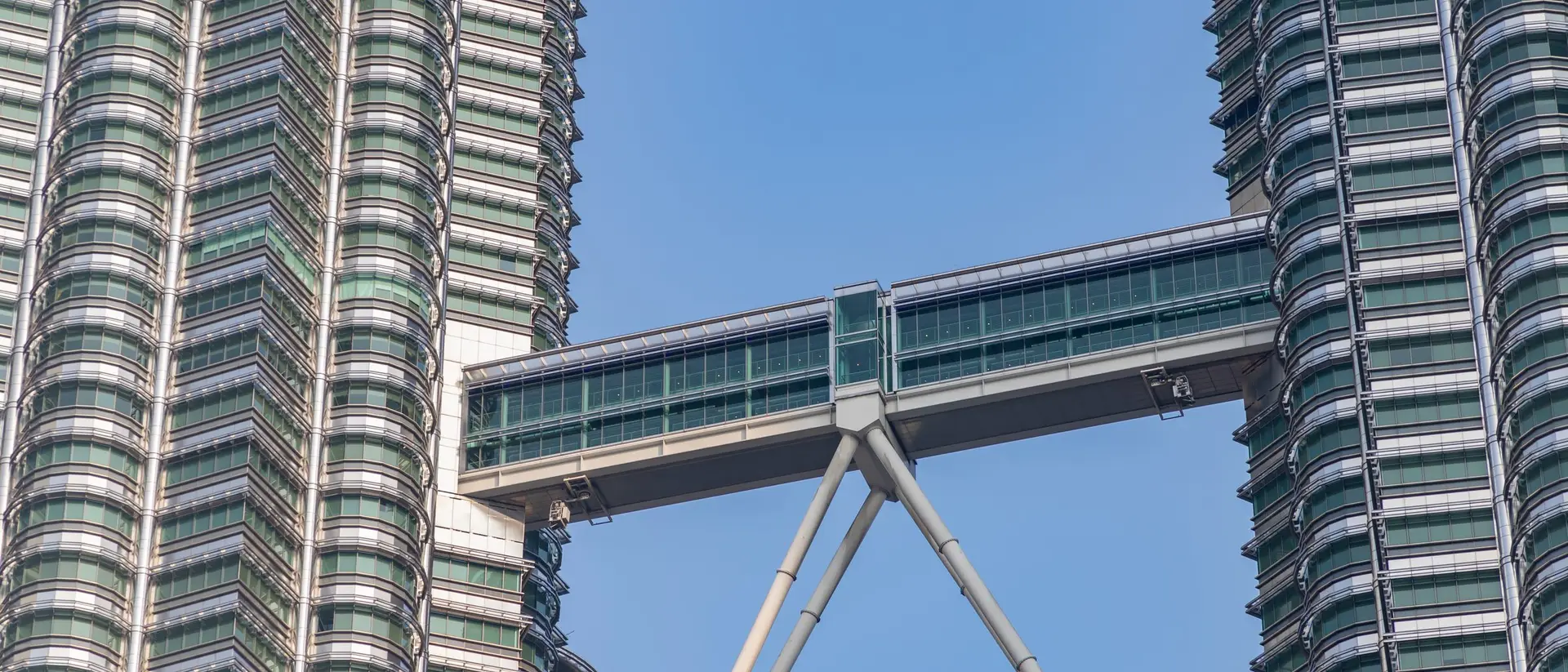 Twin towers joined by a skybridge, the joint enterprise a shareholders agreement governs